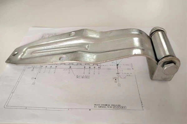 4mm Container Door Hinge