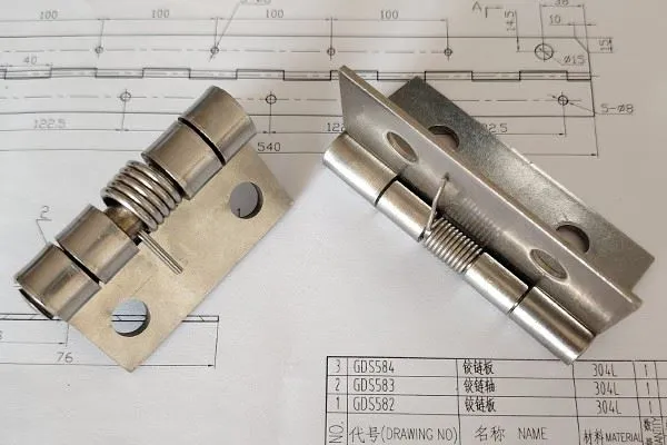 Exposed Thick Door Hinges