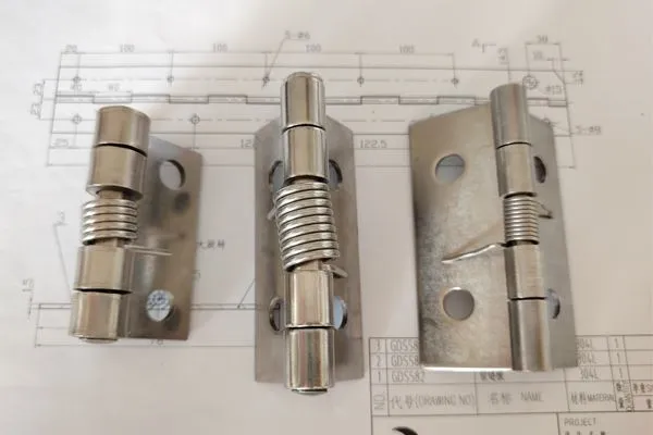 Exposed Thick Door Hinges