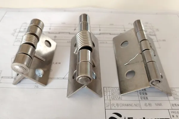 Exposed Thick Door Hinges