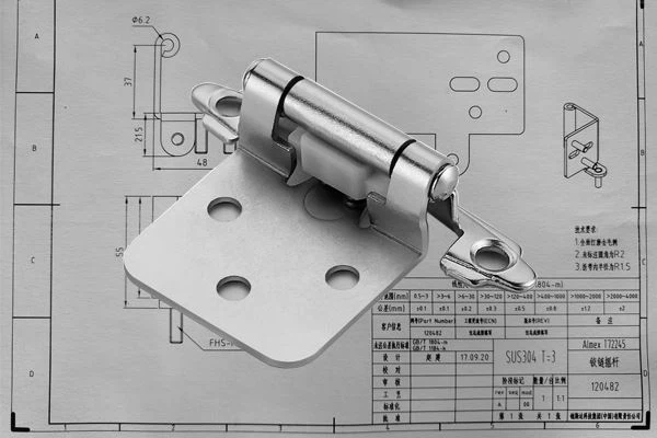 Polished Hidden Hinges
