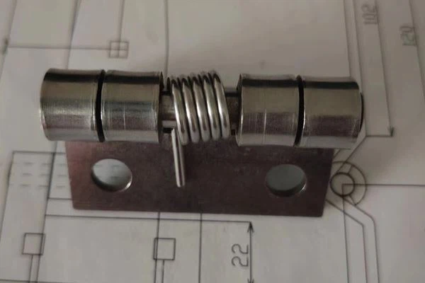 Zinc Alloy Spring Hinge, Electroplating Process, Suitable For Bedroom Wardrobe