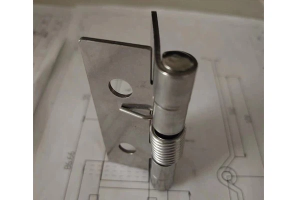 Zinc Alloy Spring Hinge, Electroplating Process, Suitable For Bedroom Wardrobe