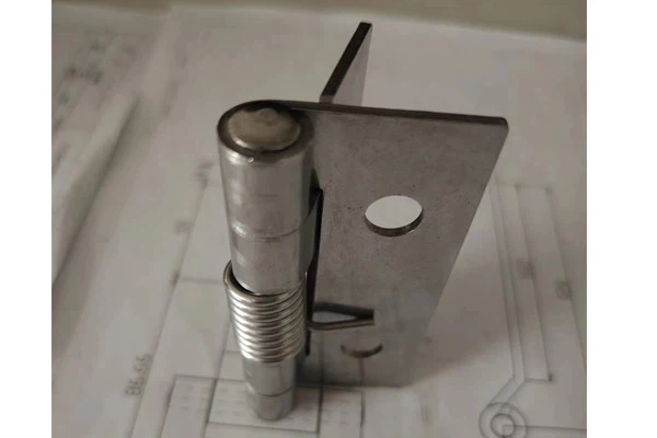 Zinc Alloy Spring Hinge, Electroplating Process, Suitable For Bedroom Wardrobe